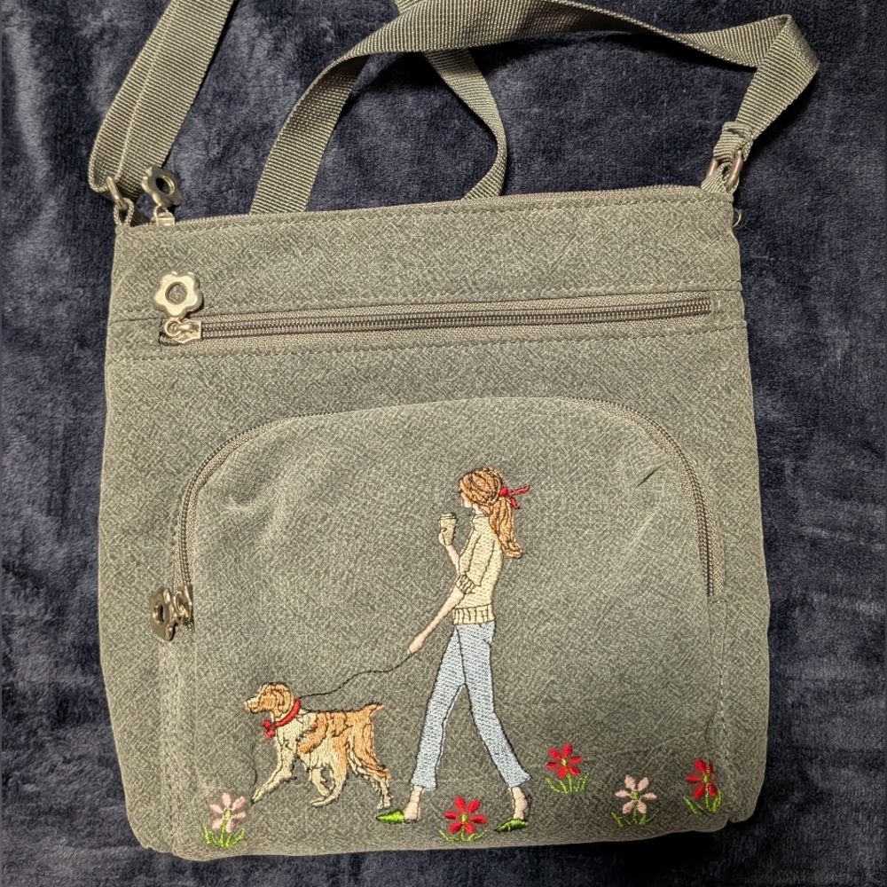 Embroidered Crossbody